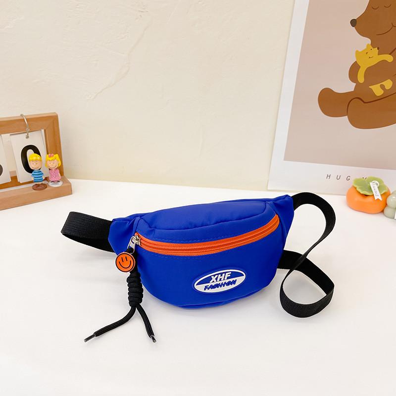 Stylish Kids Sling Bag For Boys And Girls Cool Letter Design Fashionable Crossbody Accessory In Nylon With Durable Features And Fun Colors