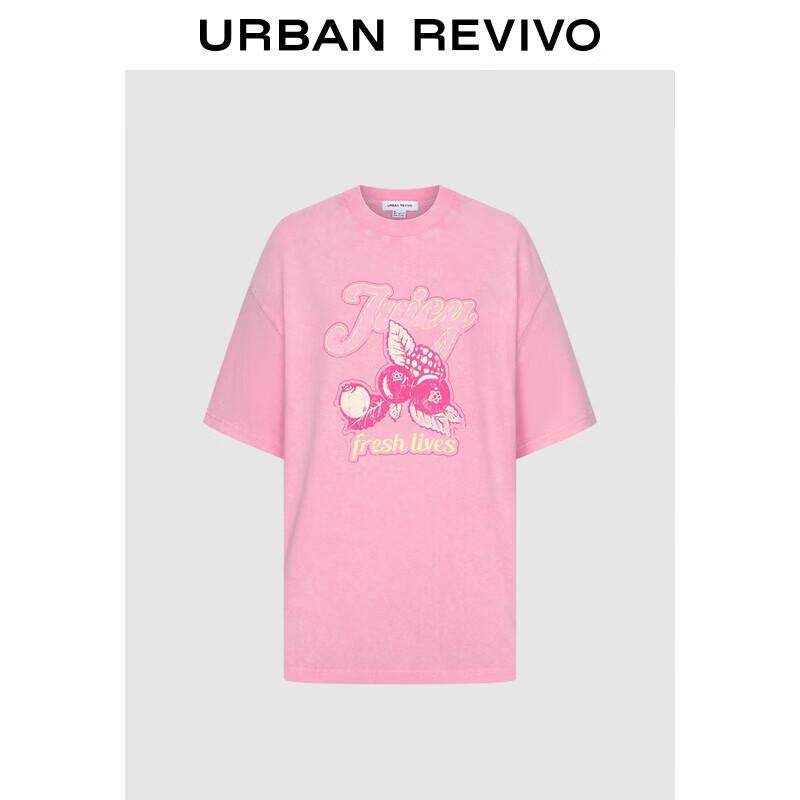 UR Women s Trendy Fruit Print Cotton T-shirt L