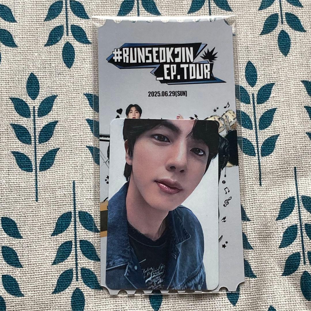 

[USED] BTS RUNSEOKJIN_EP.TOUR Jin 6.29 Trading Card