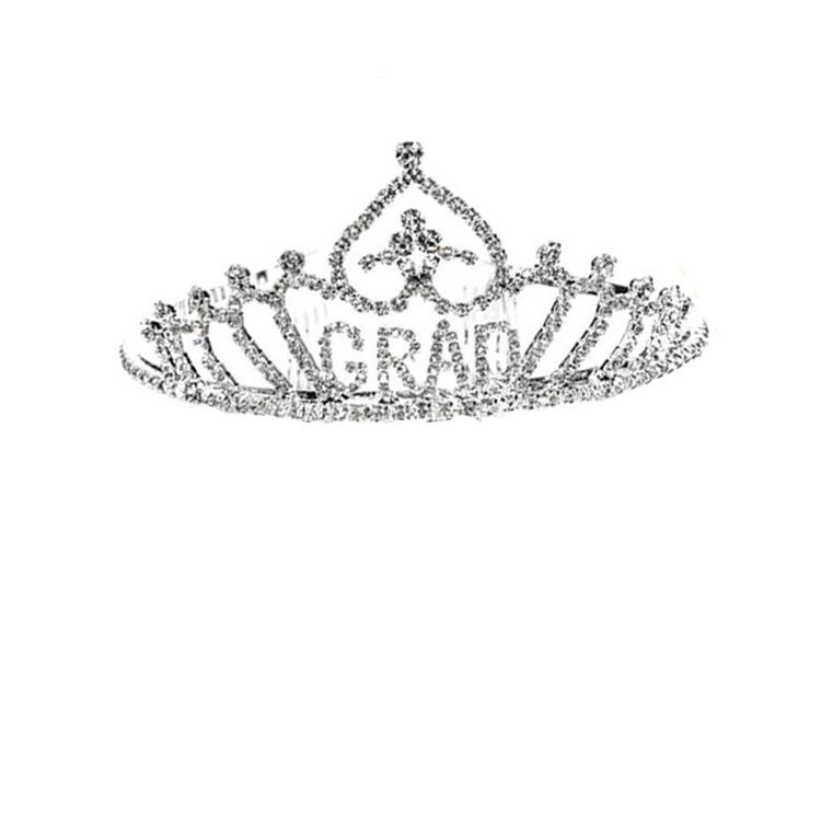 

University Graduation Ceremony Crown Etiquette Belt Set Letter Diamond Tiara Bachelor s Doctor Adult Tiara