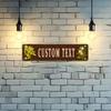 1PC 2D Custom Vintage Plant Sign, Personalized Text, Indoor/Outdoor Home Bar Office Wall Plaque