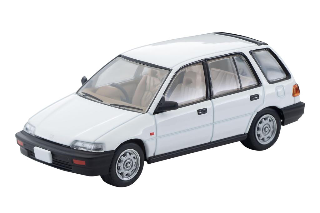 TOMYTEC Tomica Limited Vintage Neo 1/64 Scale LV-N338a Honda Civic Pro White Finished Model 333968