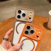 Luxury Shockproof Soft Armor Magnetic Case For iPhone 17 Air 16 15 14 13 12 Pro Max Plus For Magsafe Clear Acrylic Hard Cover