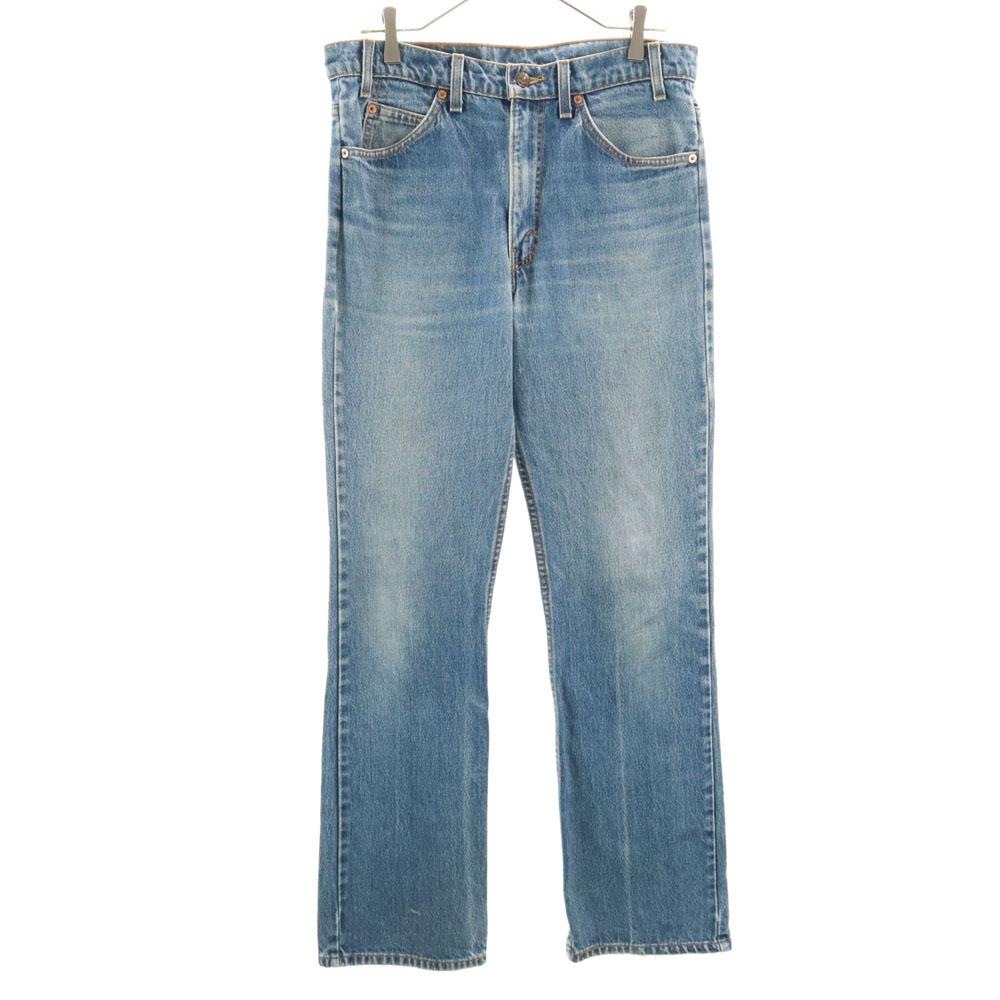 

Levi s 90s Orange Tab Old Denim pants W33 Wash blue jeans Men s Used