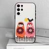 R-Russian Art M-Matryoshka   Phone Case For Samsung S25,S24,S21,S22,S23,S30,Ultra,S20,Plus,Others Soft Black Case