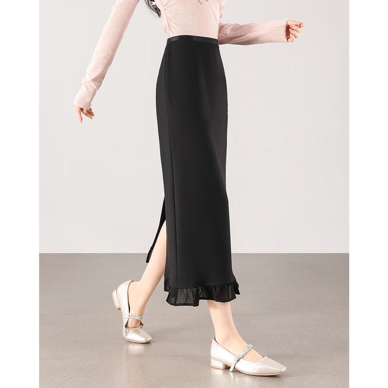 Gonna Midi A-line a Vita Alta da Donna TERRE BLEUE