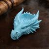 3D Printed Dragon Head Storage Tray 4.17" X 1.89" Desktop Jewelry Organizer Gothic