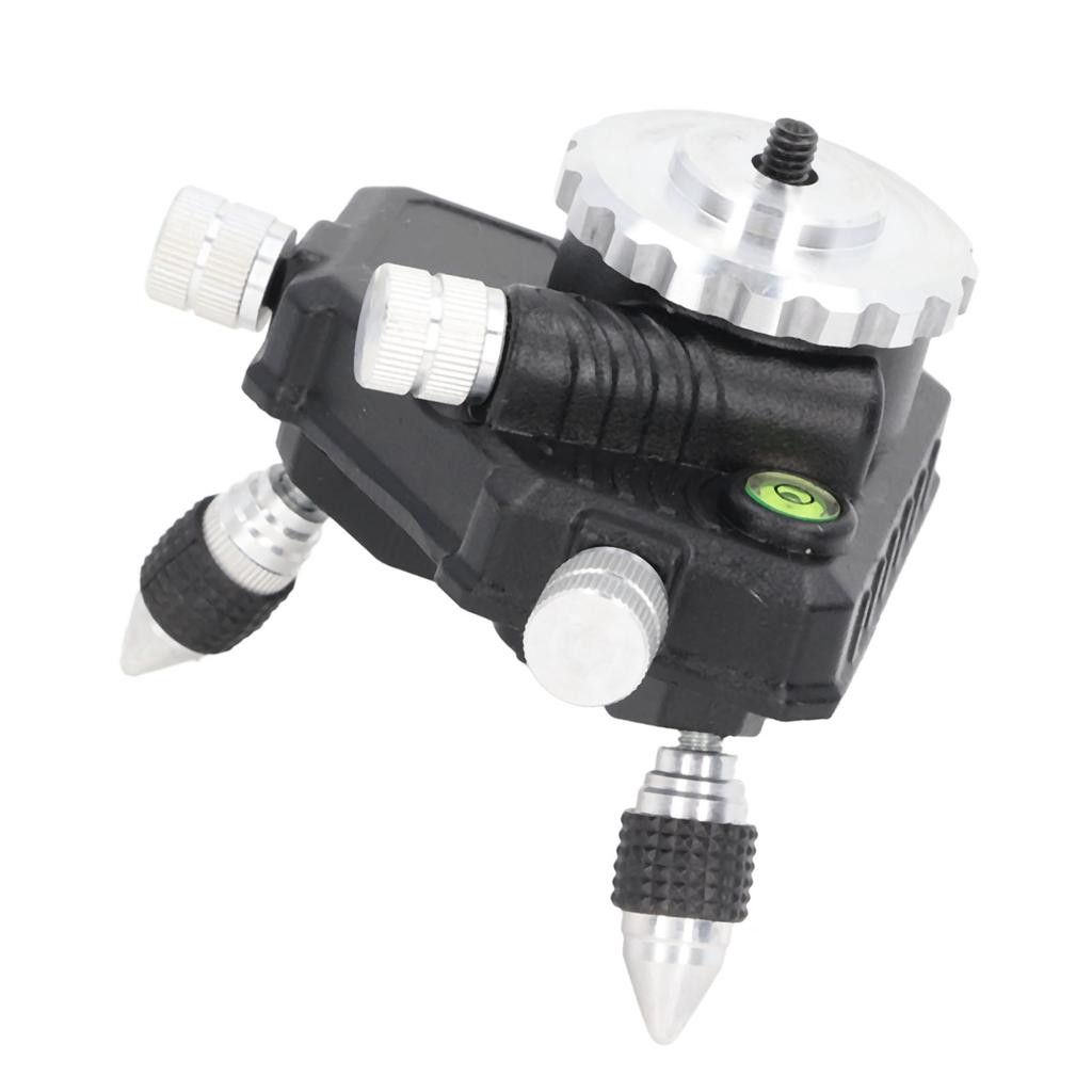 Level Adjustment Base 360 Degrees  Rotatable Fine Tuning Adapter for Laser Leveling Tripod Connector