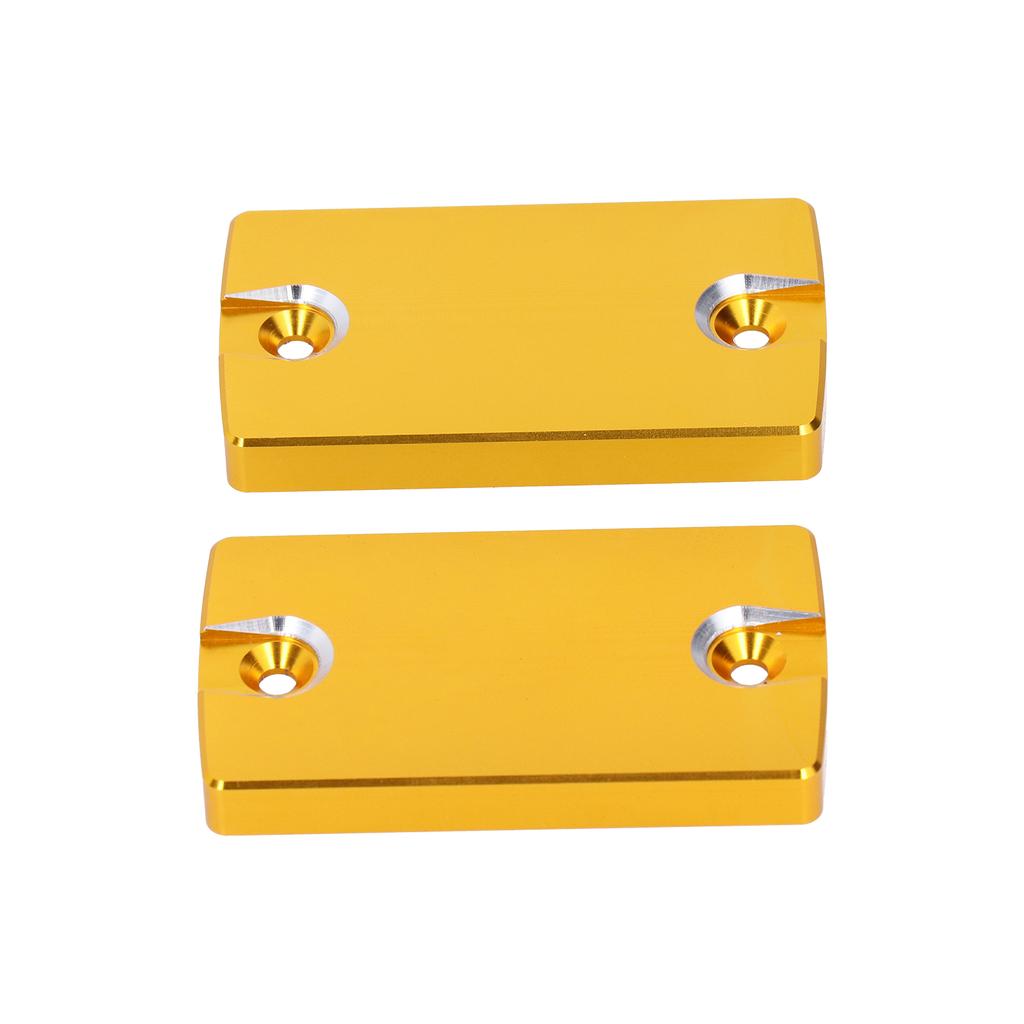 Pair of Front Brake Fluid Reservoir Cap Cover Left Right Fit for Suzuki Hayabusa GSX1300R GSX1400 DL1000Gold