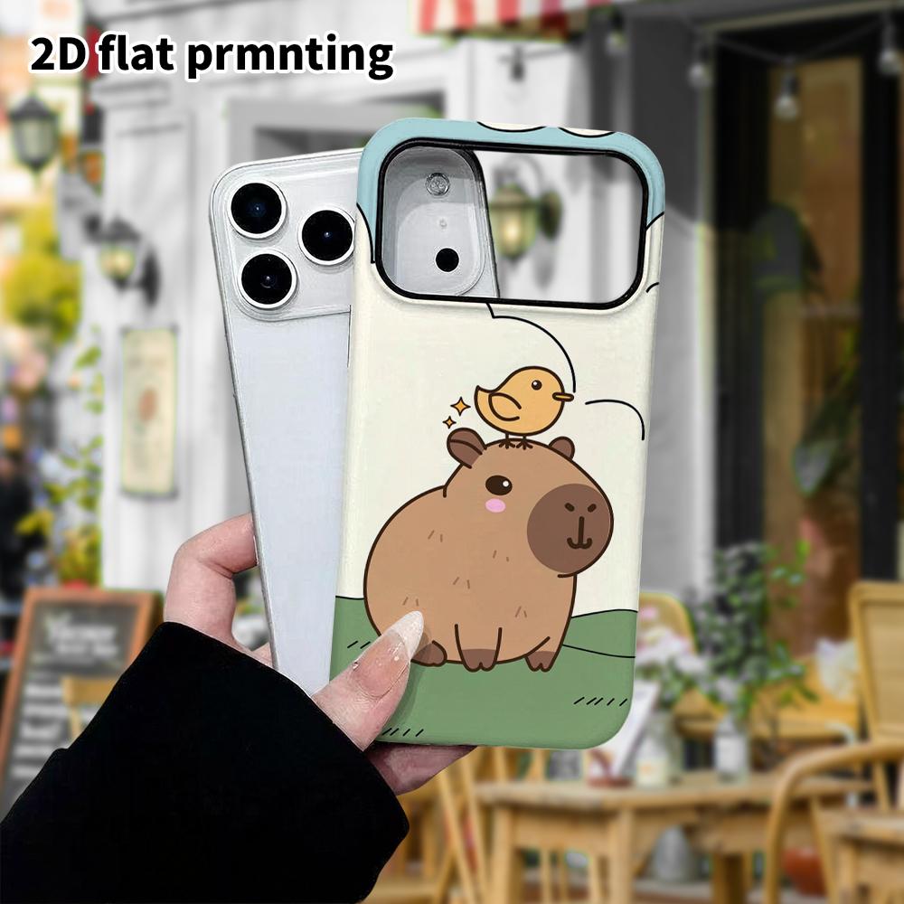 Phone Case: 2D Flat Samsung Galaxy A34 A35 M05 M06 S20 S22 S21 FE Plus 5G Protective Case, Bird Standing On the Head, Perfect Christmas and Halloween 