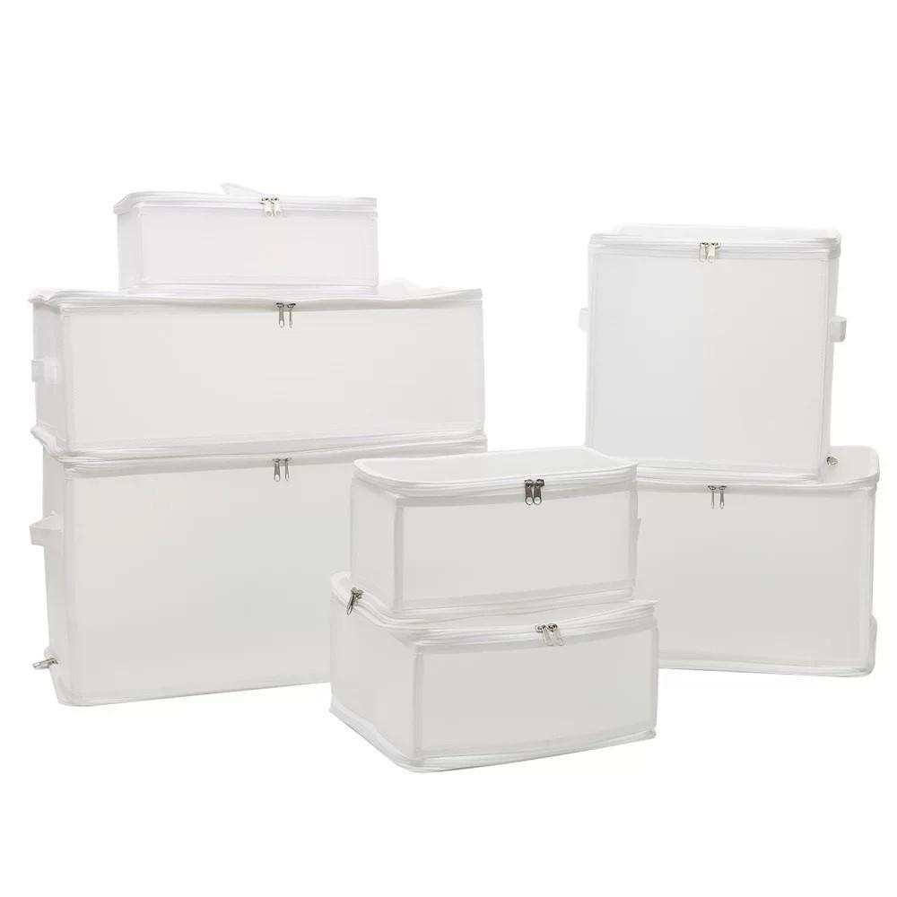 PP Waterproof Foldable Transparent Storage Box for Clothes & Toys