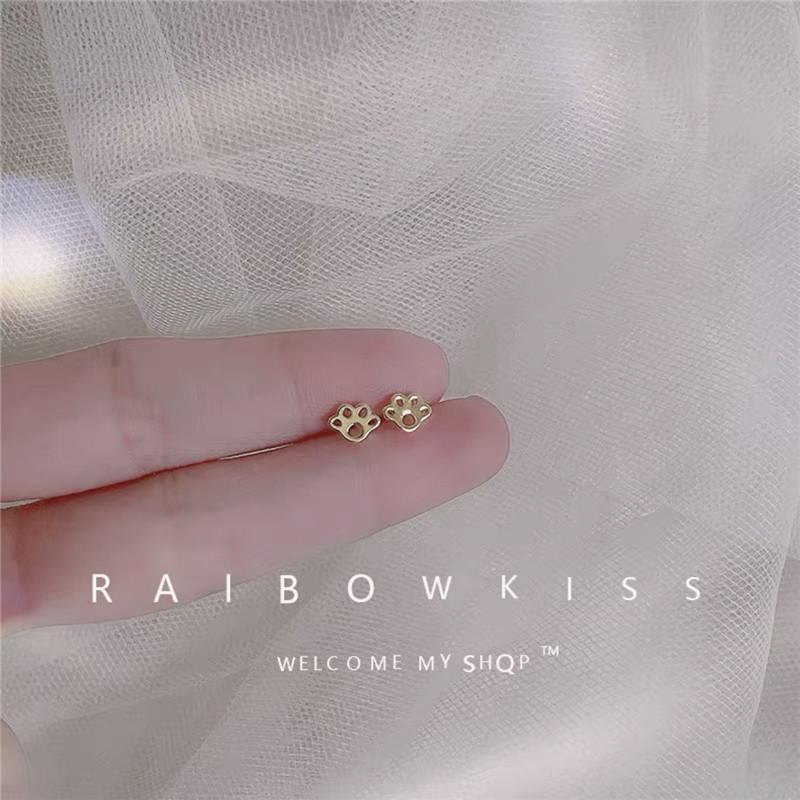 Gold Color Simple Small Butterfly Stud Earrings for Women Cute Hypoallergenic Daily Wear Ear Piercing Jewelry Wholesale