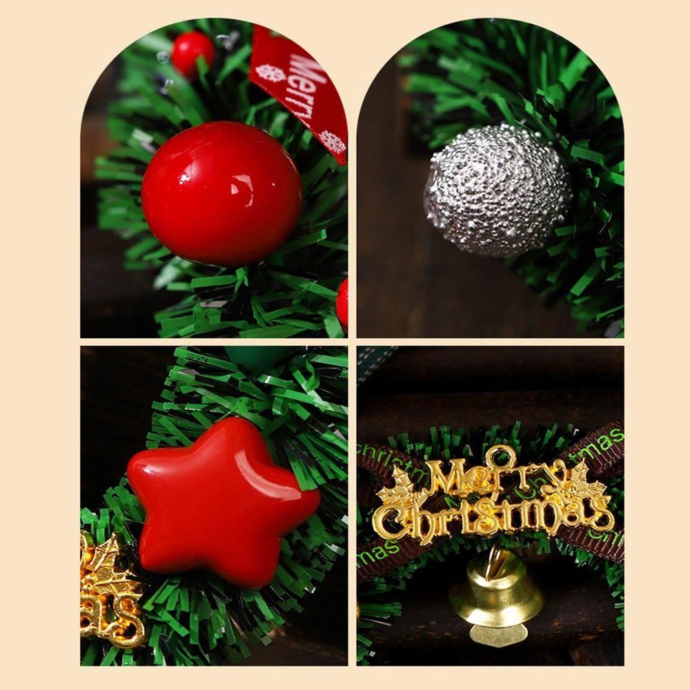 Handmade Simulated Christmas Garland Creative Christmas Wreaths Decoration  Home Decoration