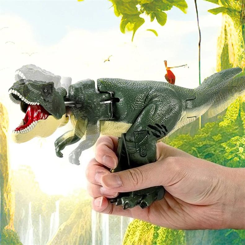 Swinging Dinosaur T-rex Toy Creative Telescopic Spring Dino Fidget Holiday Gifts Children Decompression for Kids Battery-free