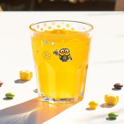 Lilpang Minions Fransız Meyve Suyu Bardağı 270ml, karışık renkler, 1 parça, Popüler Kore ebeveynlik ürünleri