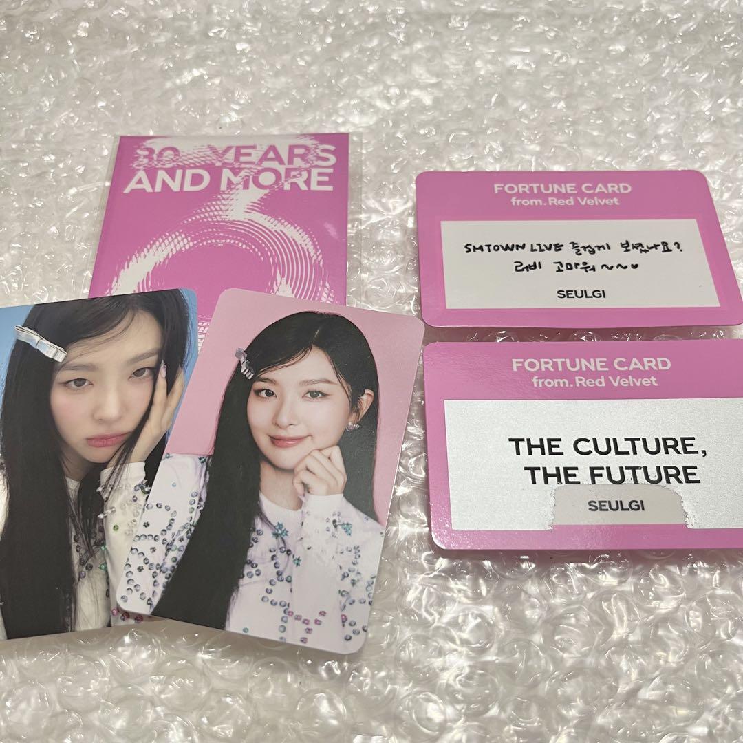 

Использованная SMTOWN LIVE 2025 Red Velvet SEULGI официальная MD Fortune скретч-карта с фотографиями, набор из 4 типов, ограниченный SEOUL