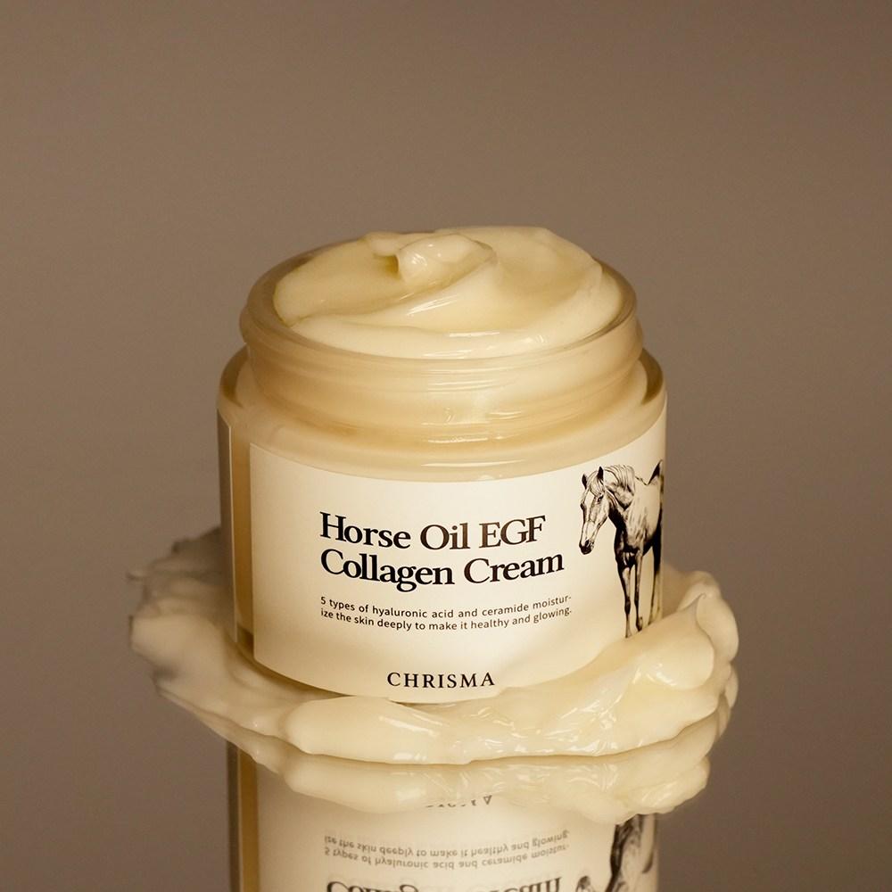 CHRISMA Horse Oil EGF Collagen Cream, 70g, 1 piece