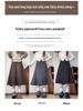 2026 Herbst/Winter High-Waist Kaffee Midi-Rock - Vielseitiger A-Linien-Schnitt mit einem figurschmeichelnden breiten Saumdesign