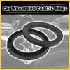4pcs Plastic 78.1mm to 106mm Car Hub Centric Rings Wheel Bore Center Spacer Auto Replacement Parts