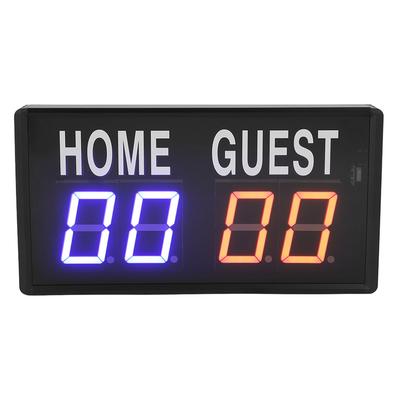 Marcador electrónico Control remoto de aleación de aluminio 100-240V Marcador de mesa digital para baloncesto voleibol