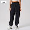 Women's Quick-Dry Cargo Pants: Straight-Leg, Cuffed, Breathable, Outdoor Fitness Wear