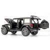 Jeep Wrangler Rubicon 1:22 Schaal Die-cast Metaallegering Pull-back Auto Model, Zwart
