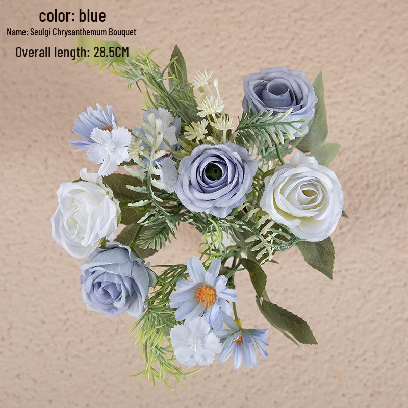 Rose Daisy Bouquet INS Style Artificial Flower for Home Decoration and Weddings - MW66794