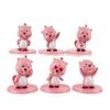 Zanmangloppy Figurine 6pcs Action Figure Model Toys Desktop Decoration Kids Gift
