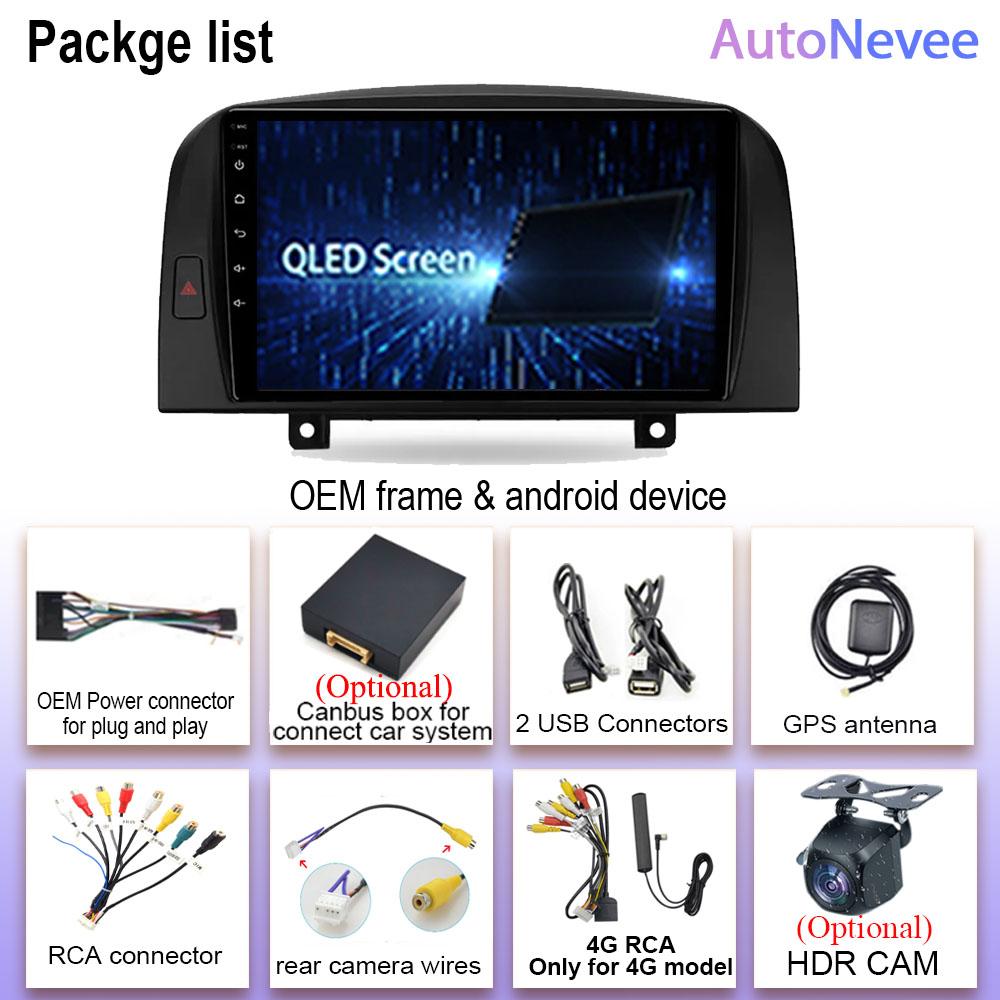 For Hyundai Sonata NF 2004 - 2008 Android Car Radio Stereo Unit Multimedia Player GPS Navigation Carplay Android Auto No 2din