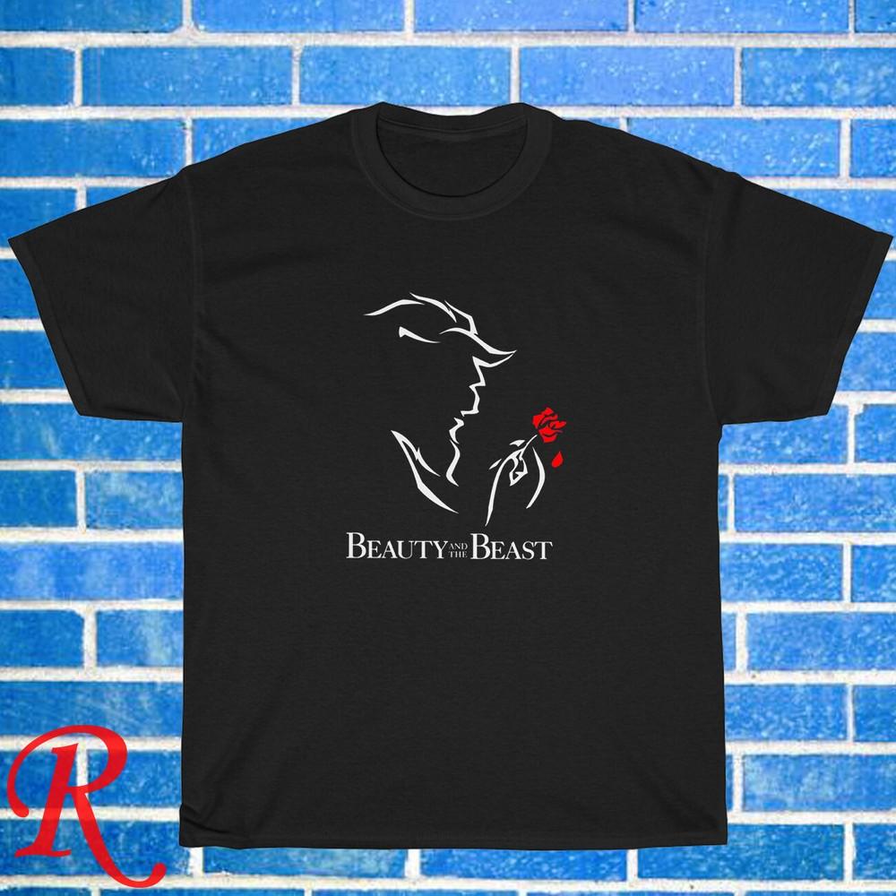 Nové tričko Kráska a zvíře Broadway Černé/Šedé Velikost S-5XL Unisex Tričko