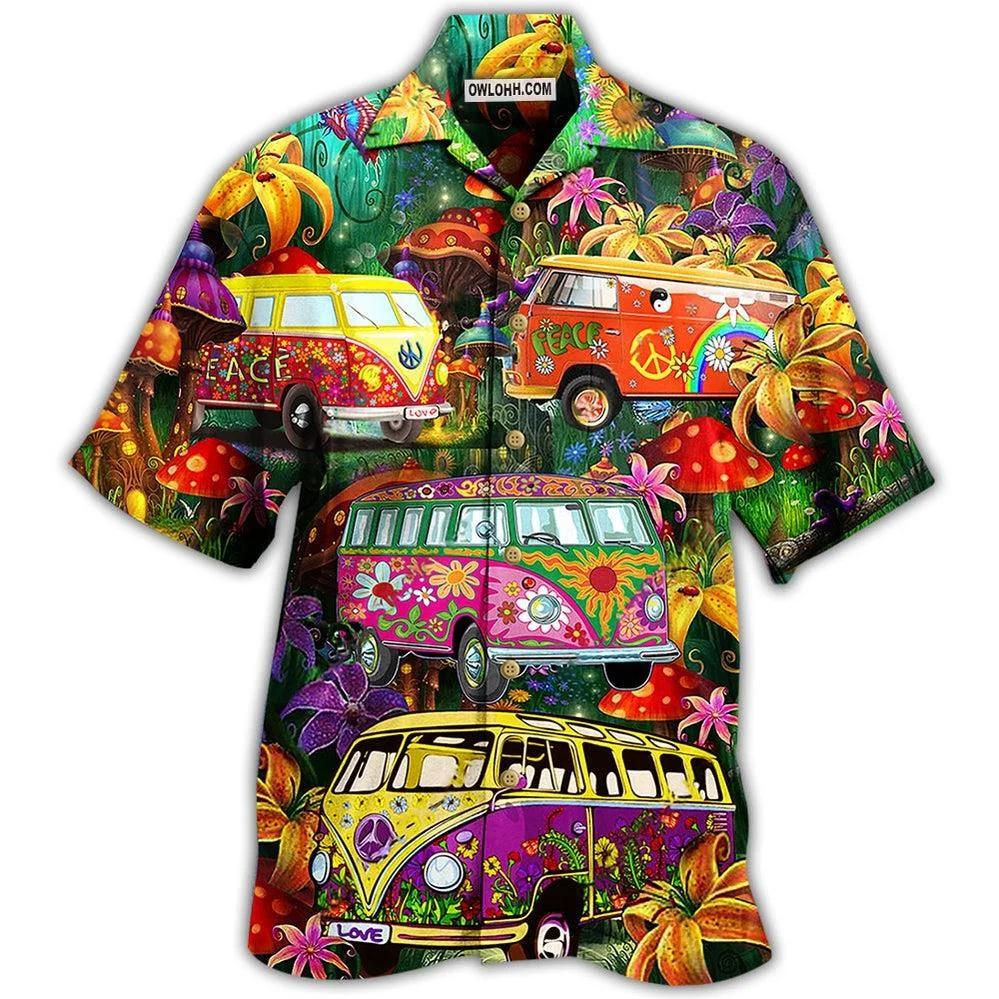 Hawaiian Men Shirt 3D Car Print Short Sleeve Blouse Summer Beach Vacation Single Breasted Fashion Lapel Men's Clothing