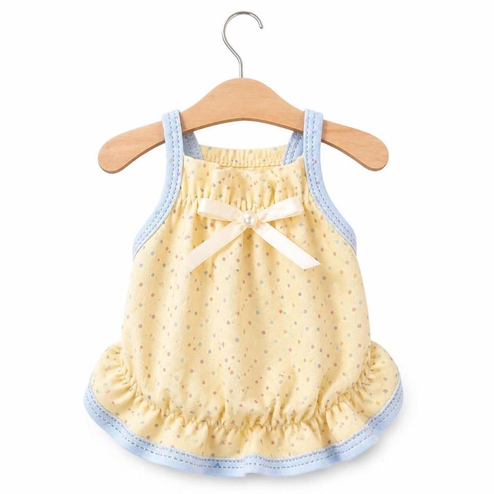 Polka Dot Puppy Cat Slip Dress Breathable Cat Sleeveless Dress Corgi Teddy Clothes  Pet Supplies