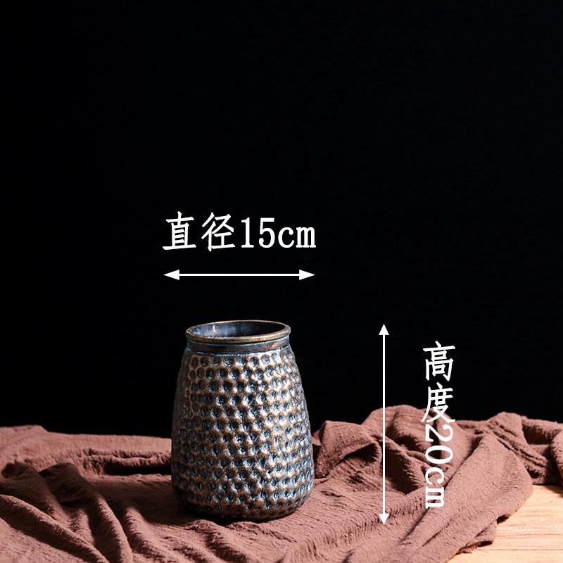 

Antique Ornamentsretro Glass Vase Home Decoration Living Room Flower Arrangement Light Luxury Dried vases