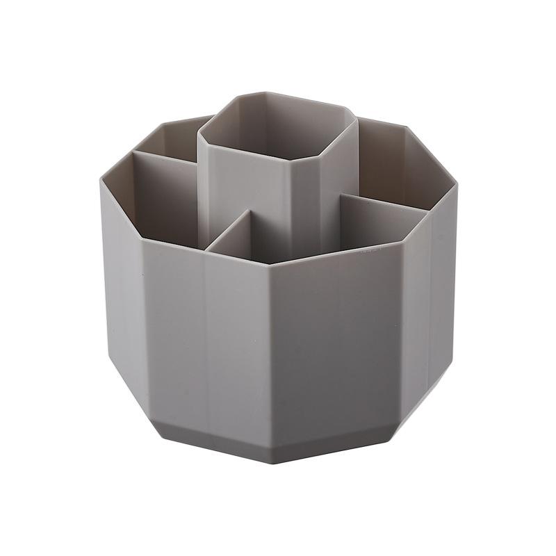 

Makeup Brush Storage Cylinder Rotate Large-capacity Cosmetic Storage Box Desktop Lipstick Eyeshadow Dresser Rack