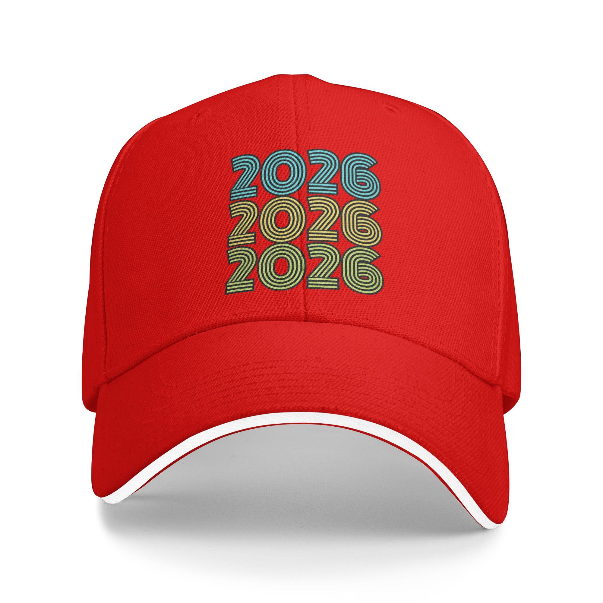 

Unisexs WoUnisexs 2026 Year Retro Outdoor Hat Spring Sun Cap Casual Baseball Cap 2026 Sunscreen Sunshade One Size