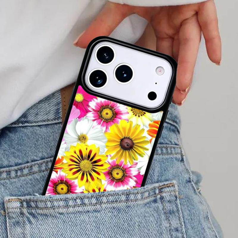 Hello Summer Flowers Phone Case for iPhone 16e 15 14 13 12 17 Pro Max Plus Air 17pro Cover Coque