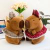 Capybara Bowknot Flower Skirt Design Doll Animal Plush Toy Kids Gift Birthday