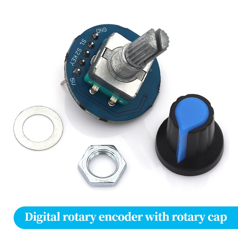 Stlxy KY-040 360 Degrees Rotary Encoder Module For Arduino Brick Sensor Switch Development Board With Pins