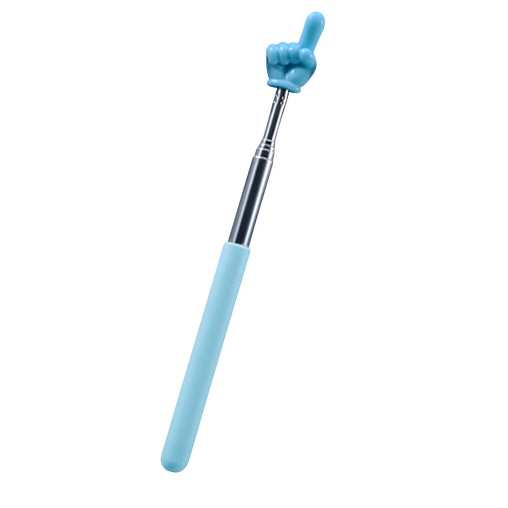 Telescopic Teaching Pole Classroom Indicator Stick For Reading And Learning Creative Finger Shape Teaching Stick School Supplies