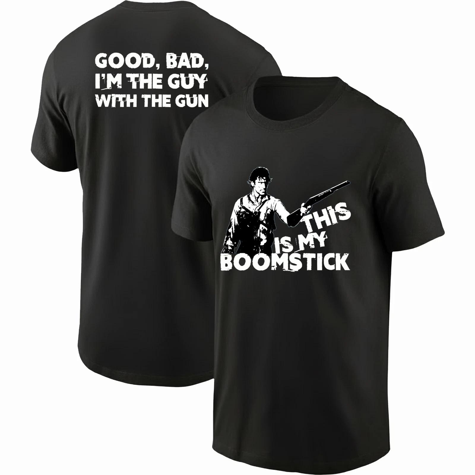 Ash Williams T-Shirt Evil Dead Army of Darkness Guy With The Gun Graphic Tee L