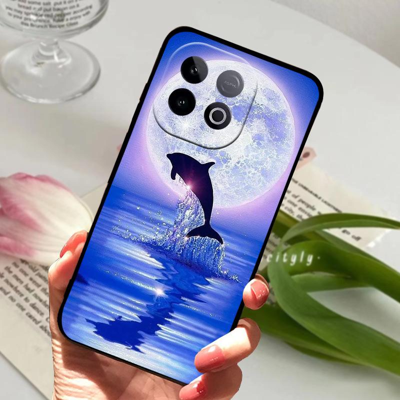 For Vivo IQOO Z10 Turbo Pro 5G Case Z10Turbo Fashion Paint Cover Soft TPU Silicon Fundas For VIVO Y300 GT 5G Phone Case Shell