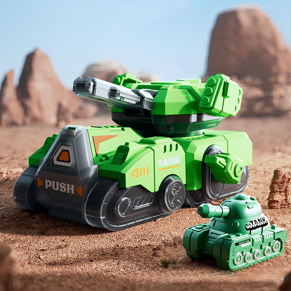 Toy Tanks For Kids Wind-up Toy 360° Rotation Vehicle Toys With Hidden Storage Box Birthday Gifts For Boys Girls