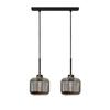 Lampa wisząca sufitowa zwis listwa klosz grafit industrialna loft led 2xe27 korn 14-978