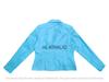 AL KHALID New Motorcycle Biker Stylish Blue Women's Handmade Real Lambskin Leather Jacket