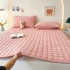 All‑Season Soy Cotton Bed Mattress Pad, Anti‑Slip Thin Bed Protector for Dorm Single Bed