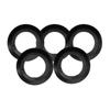 5pcs Rubber Seal Washer Gasket Replacement Seal For Basket Strainer Plug Kitchen Bathroom Sink Drain Seal Gasket