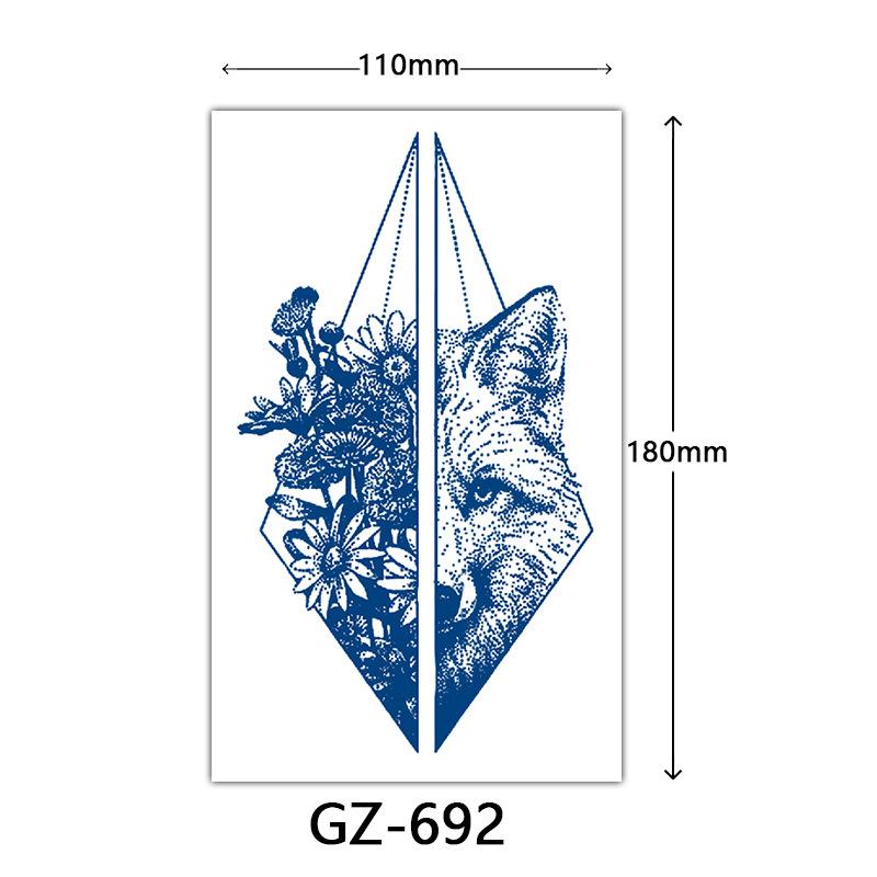 Autocolante Tatuaj cu Suc, Autocolante Tatuaj Herbal, Autocolante Tatuaj Semi-Permanent cu Litere Engleze Tatuaj