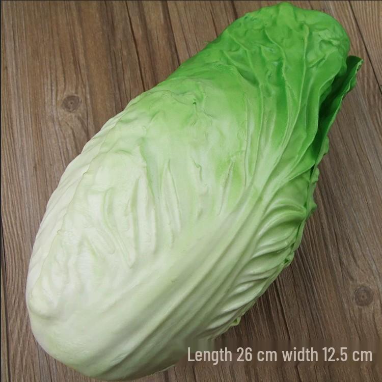 Artificial Vegetable Set: Eggplant, Cabbage, Cucumber, Celery, Spinach - Kitchen Decoration