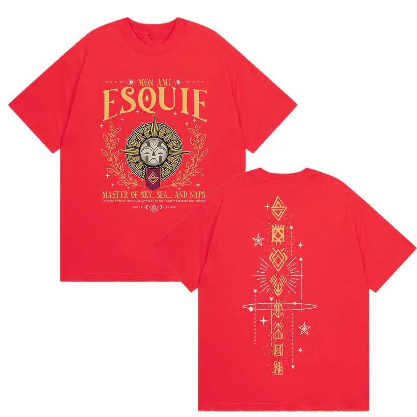 Esquie Clair Obscur Expedition 33 Graphic TShirt Game Fans Gift Merch T Shirt Men Women Fashion Harajuku Cotton Tees Streetwear