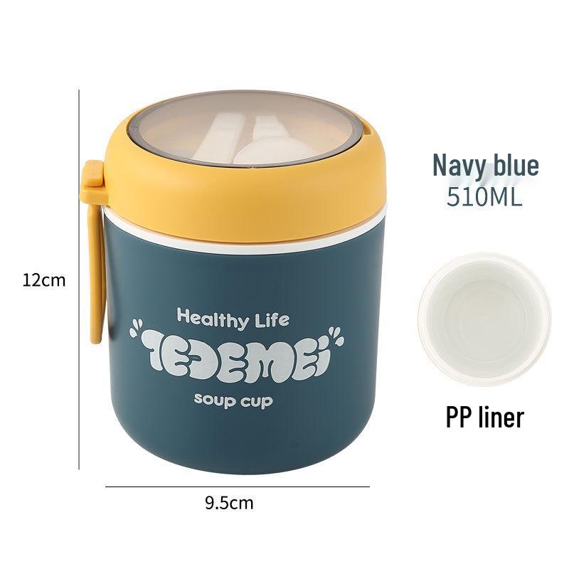 316 Stainless Steel Insulated Lunch Box and Soup Cup for Office Workers and Girls
